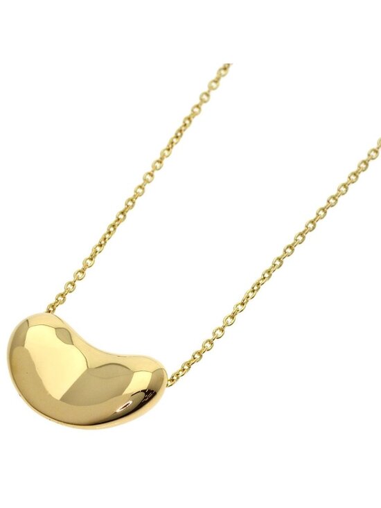 Tiffany & Co. Jewelry - Tiffany & Co Bean Necklace 18k Yellow Gold